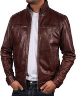 Men’s Soft Sheep Nappa Leather Motorcycle Jacket