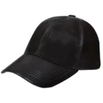 Unisex Real Nappa Leather Baseball Cap