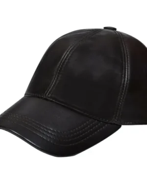 Unisex Real Nappa Leather Baseball Cap